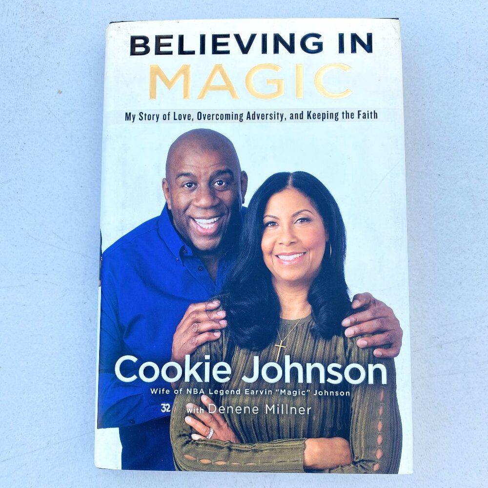 BELIEVING IN MAGIC (2016) by Cookie Johnson AUTOGRAPHED Hardback Book